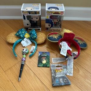 Loungefly Disney Funko Pop bundle Totoro Black Lightning My Hero Academia